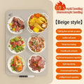 Foldable Silicone Food Warmer Pad with 8 Temperature Settings for Portable Meal Insulation